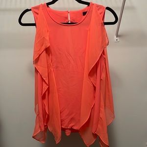 BCBG Orange Blouse